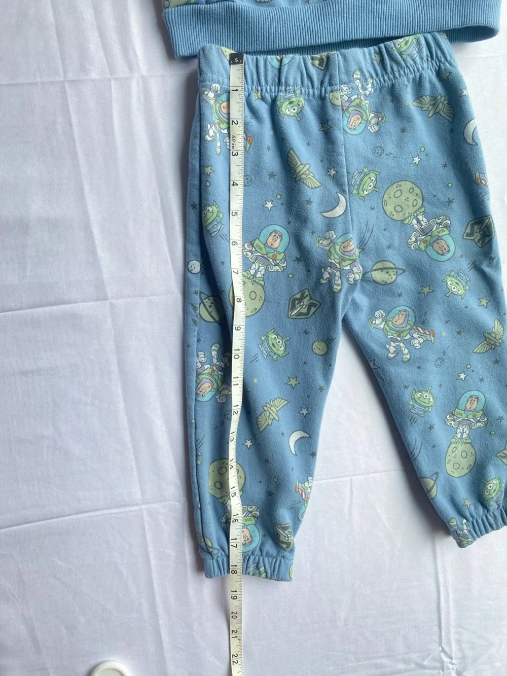 Disney Toddler 24m Buzz Lightyear Toy Story Matching Comfy Sweat Set Blue